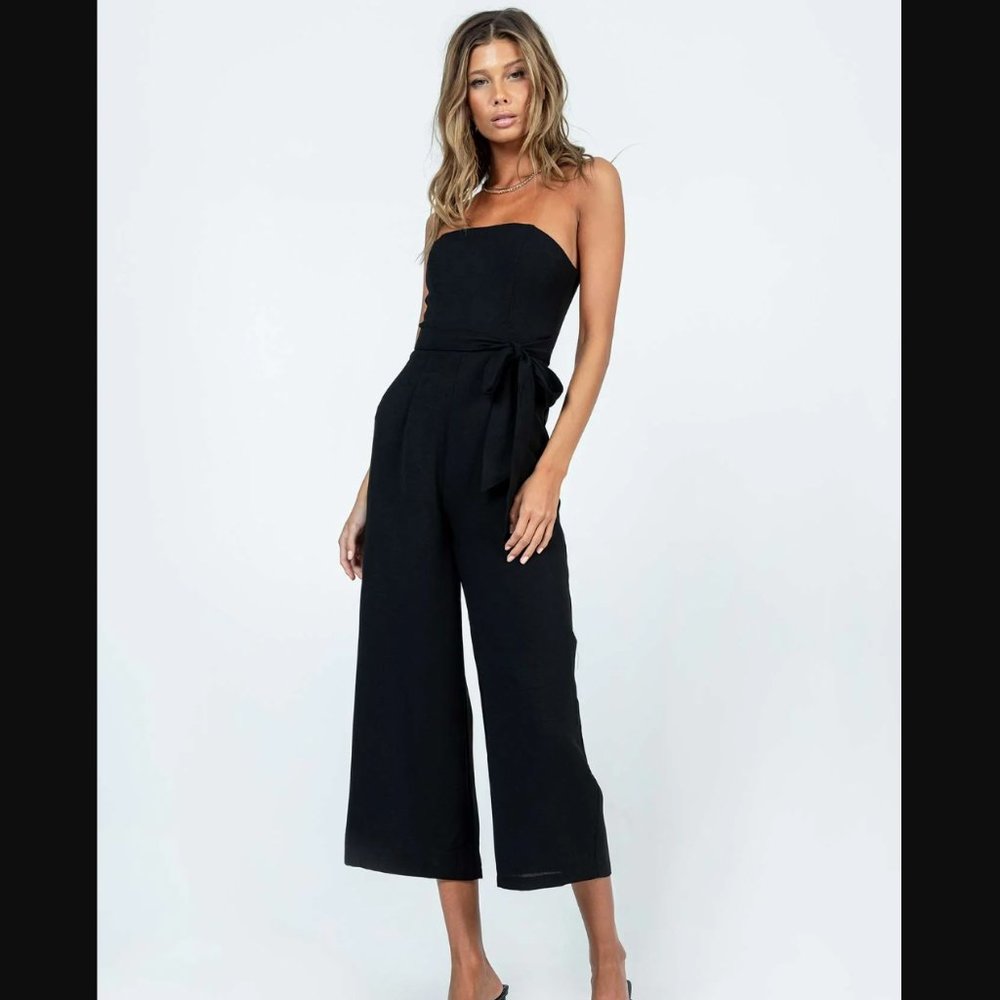 Strapless jumpsuit